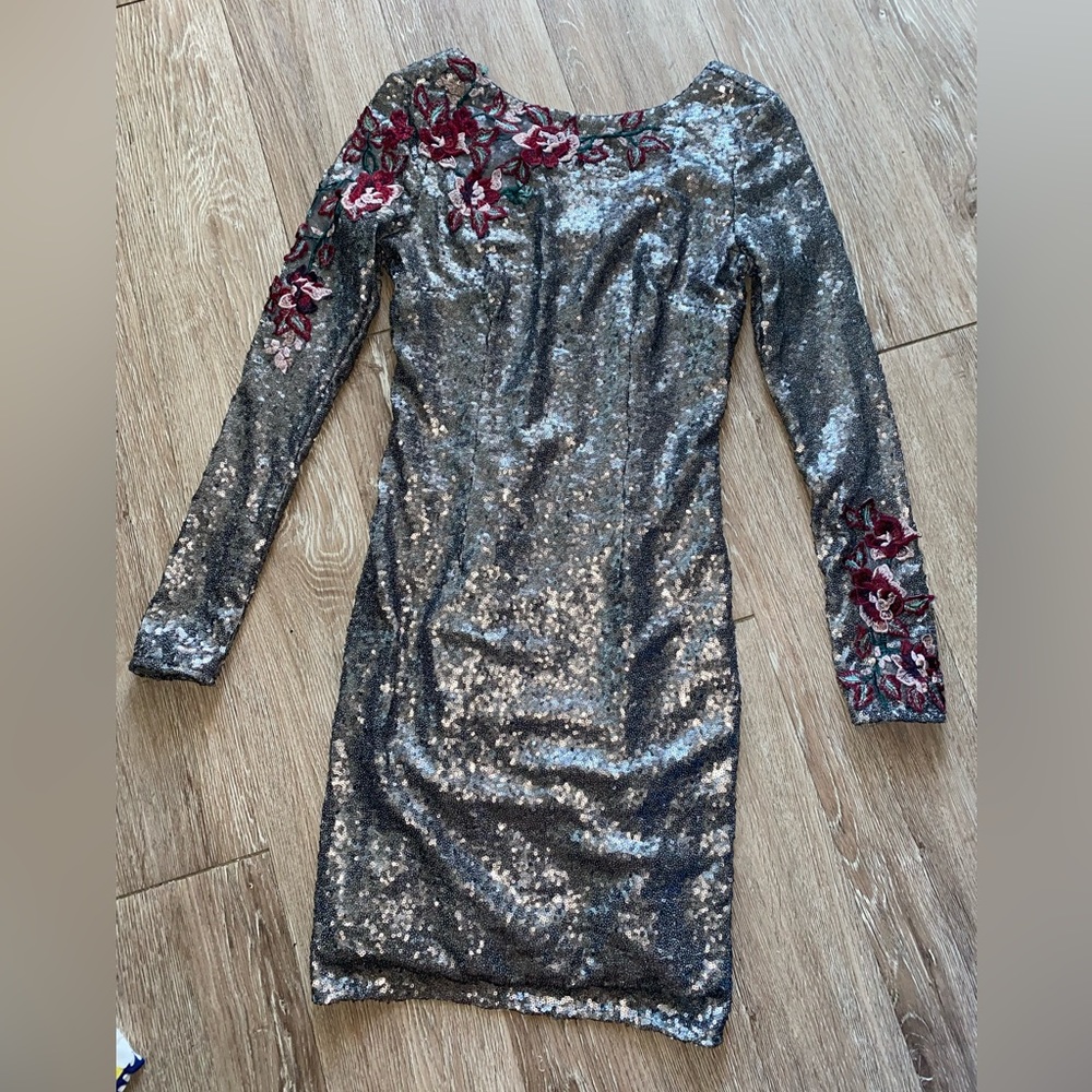 Little mistress sequin cocktail party dress